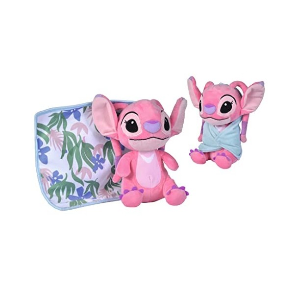 Disney - Lilo & Stitch, Blankee Angel, 25cm, peluche, à partir de 0 mois