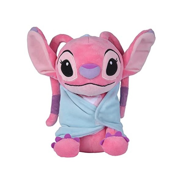 Disney - Lilo & Stitch, Blankee Angel, 25cm, peluche, à partir de 0 mois