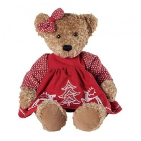 Les Authentics Peluche Ours Brun Fille Dorthy Louise Mansen 42 cm