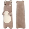 Gisqis Peluche Loutre de Mer Coussin Oreiller Peluche Doudou Loutre Kawaii Otter Plush Pillow Longue Peluche Enfant Noir Cade