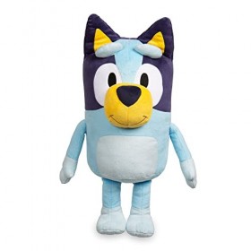 Bluey – Jumbo Plush de 40 centimètres, Peluche Chiot Bluey de Couleur Bleue, comme dans la Série Enfants, Doux et Doux, pour 