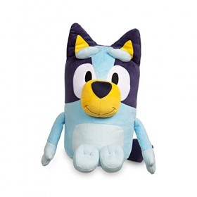 Bluey – Jumbo Plush de 40 centimètres, Peluche Chiot Bluey de Couleur Bleue, comme dans la Série Enfants, Doux et Doux, pour 