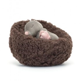 Jellycat Hibernating Mole H : 13 cm x L : 13 cm x l :9 cm