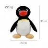LYOUAE Peluche Jouet Enfant 31 cm Classique Dessin animé Chaud Pingu Anime Doux en Peluche Mignon Vilain Animal Pingouin Ping