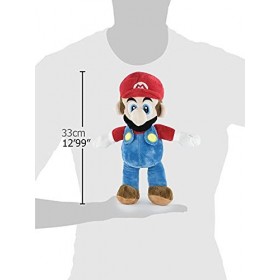 WHITEHOUSE LEISURE Super Mario Bros - Pack 2 Peluches Mario Bros 33cm et Luigi 35cm 