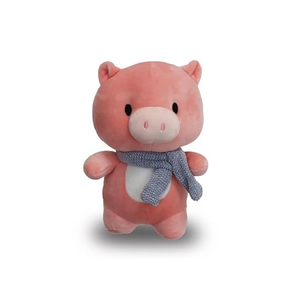 My Plüschi Peluche Doudou Peluche Jouet Cadeau pour Bébé Enfant Anniversaire Fille Garçon Cochon Cochon Pig Piggi