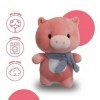 My Plüschi Peluche Doudou Peluche Jouet Cadeau pour Bébé Enfant Anniversaire Fille Garçon Cochon Cochon Pig Piggi