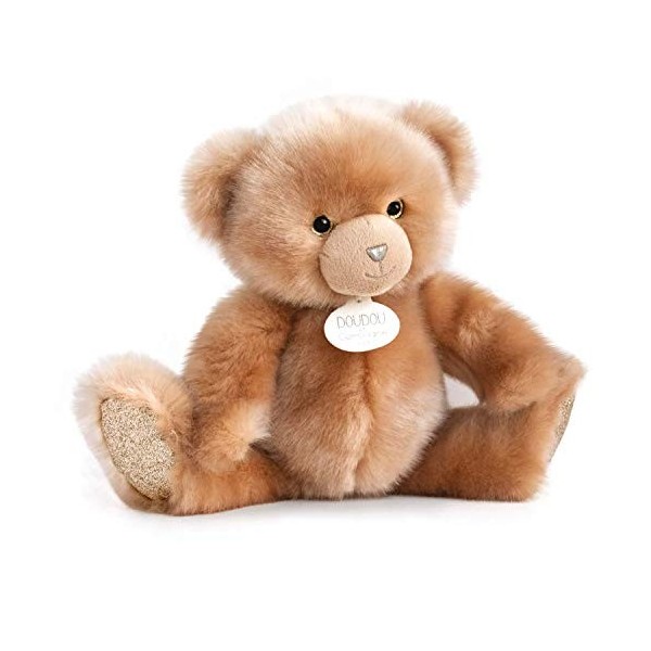 Doudou et Compagnie - Ours En Peluche Paillettes - 30 cm - Beige - Ours Collection - DC3563