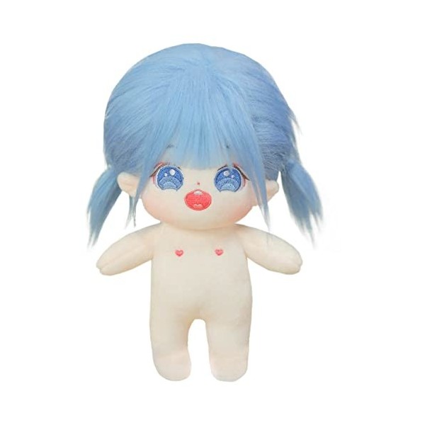 niannyyhouse Poupée en peluche de 20 cm, corps humain nue sans attribut de 20,3 cm, corps normal, vêtements à porter A-2-san