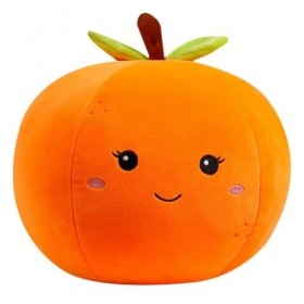 Peluche Poupée en Peluche Fruits Et Légumes, Simulation Orange, Coussin pour La Maison, Le Canapé Et Le Salon.