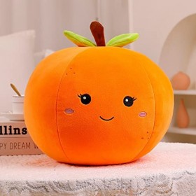 Peluche Poupée en Peluche Fruits Et Légumes, Simulation Orange, Coussin pour La Maison, Le Canapé Et Le Salon.