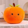 Peluche Poupée en Peluche Fruits Et Légumes, Simulation Orange, Coussin pour La Maison, Le Canapé Et Le Salon.