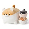 shownicer Peluche Chien Kawaii, Peluche Shiba Inu Jouet Doux, Étreinte Oreiller Mignon Animal en Peluche Corgi, Coussin Poupé