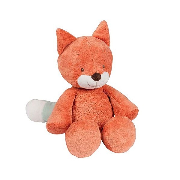 Nattou Doudou Peluche Oscar le Renard, Compagnon de Naissance, Taille : 28 cm, Fanny et Oscar, Orange