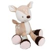 Nattou Doudou Peluche Oscar le Renard, Compagnon de Naissance, Taille : 28 cm, Fanny et Oscar, Orange