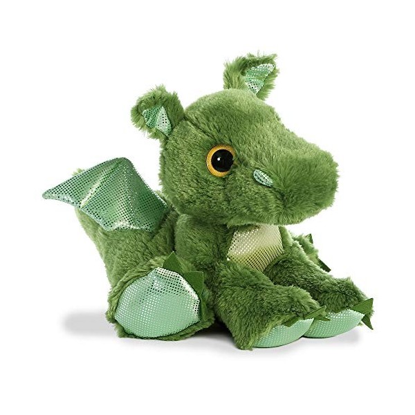 Aurora, 61033, Sparkle Tales, Roar Le Dragon, 30 cm, Peluche, Verte