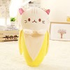 PECLO 30cm-60cm Creative Banana Cat Peluche Jouets en Peluche Mignon Chaton dans Fruit Pendentif Filles Cadeau Cadeau danniv