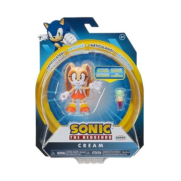 Sonic The Hedgehog Crème de 4 po avec crème glacée