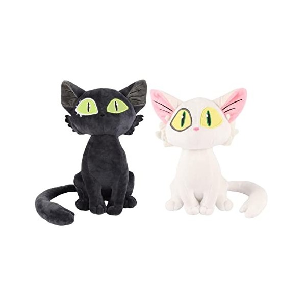 Peluches Suzume No Tojimari | Peluches Chat Noir et Blanc Daijin | 2023 Nouveau Film Anime Daijin & Sadaijin Plushies Doll | 