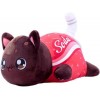 Jannity MeeMeows Peluche chat démoniaque, animal en peluche mignon de dessin animé, 100 % polyester, oreiller brodé 1 