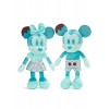 ENVI Disney Lot de 2 peluches Mickey Mouse et Minnie Mouse Couleurs pastel 30,5 cm