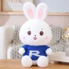 SaruEL Mignon Lapin en Peluche Jouet en Peluche Dessin Animé Animal Grande Oreille Lapin Poupée Peluche Coussin Kawaii Cadeau