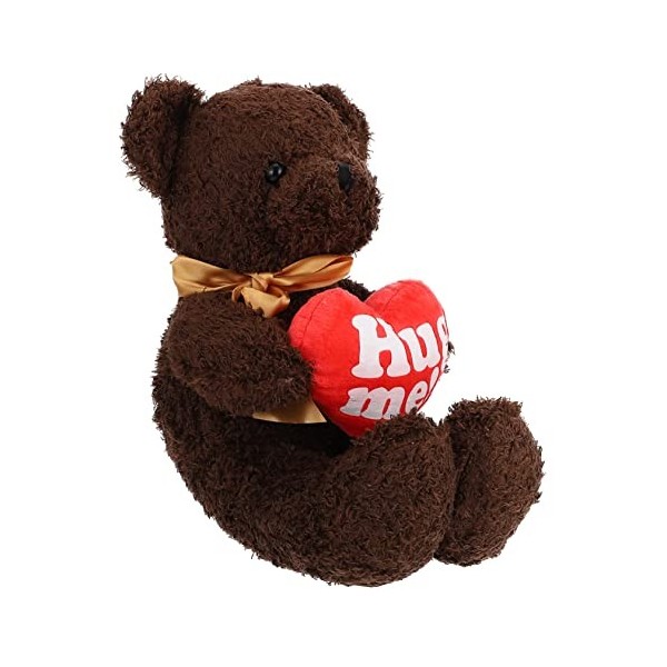 ABOOFAN Poupée dours damour Embrasse-Moi Ours Mignons Ornement en Peluche Petit Bébé Saint Valentin pour Poupée Moelleuse P