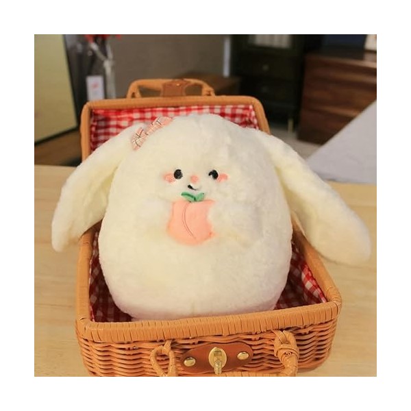 Mignon Lapin À Longues Oreilles en Peluche Oreiller Kawaii Lapin Poupée en Peluche Animal Jouet Fille Enfants Anniversaire Ca