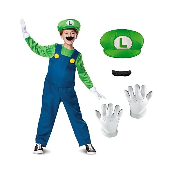 Nintendo Super Mario Bros De Luxe Mario Déguisement Pour Enfants - Moyen
