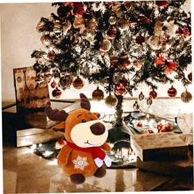 Totority 2 Pièces Poupée De Noël Noël en Peluche Jouet Renne en Peluche Poupée en Peluche Paresseux en Peluche Jouets en Pelu