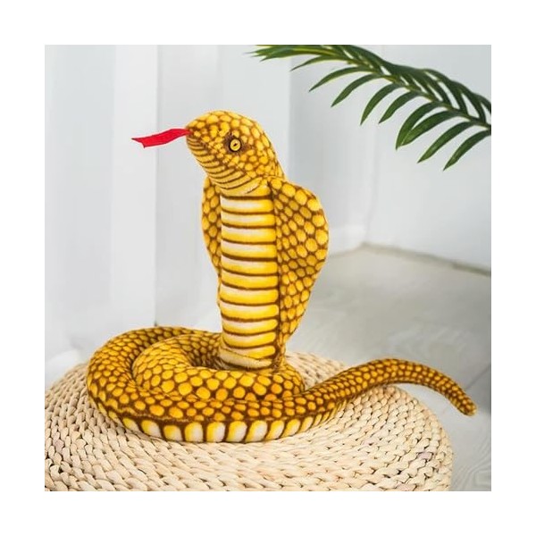 Nouveau Big Cobra Peluche Poupée Oreiller Peluche Jouet Animal Grande Taille Python Cobra Peluche Anniversaire Cadeau De Noël