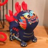 Nouvel an Dragon Zodiaque Peluche Jouet Dinosaure en Peluche Poupée Animal Mascotte Oreiller Printemps Festival Cadeau pour E