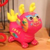 Nouvel an Dragon Zodiaque Peluche Jouet Dinosaure en Peluche Poupée Animal Mascotte Oreiller Printemps Festival Cadeau pour E