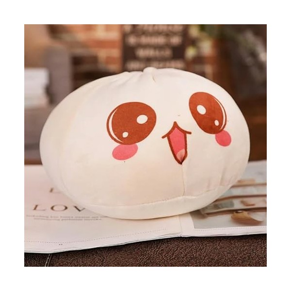 NOpinz Kawaii Chignon en Peluche Jouet en Peluche Bande dessinée Nourriture Chignon poupée en Peluche canapé Sieste Oreiller 
