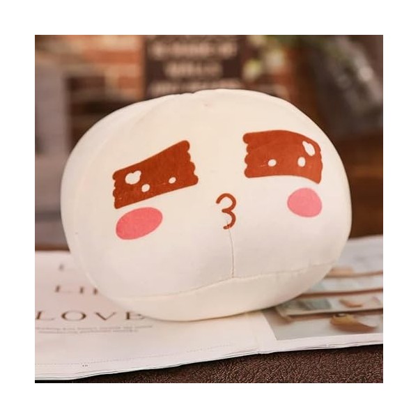 NOpinz Kawaii Chignon en Peluche Jouet en Peluche Bande dessinée Nourriture Chignon poupée en Peluche canapé Sieste Oreiller 