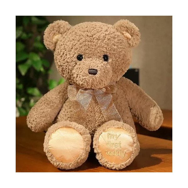 NOpinz Joli Noeud Papillon, Ours en Peluche, Peluche, poupée Animal en Peluche, Oreiller, Anniversaire, Cadeau de la Saint-Va