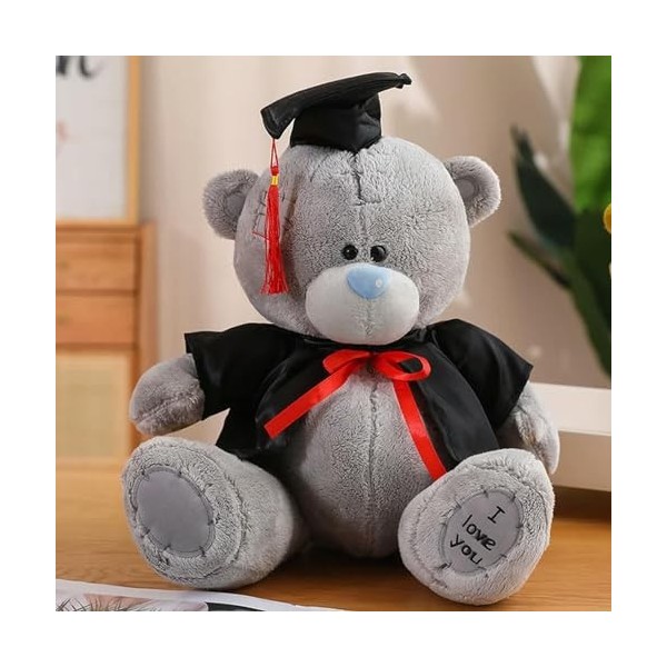 SaruEL Kawaii Ours Peluche Graduation Jouets en Peluche Animal Ours en Peluche Poupée en Peluche Enfants Jouets Cadeaux pour 