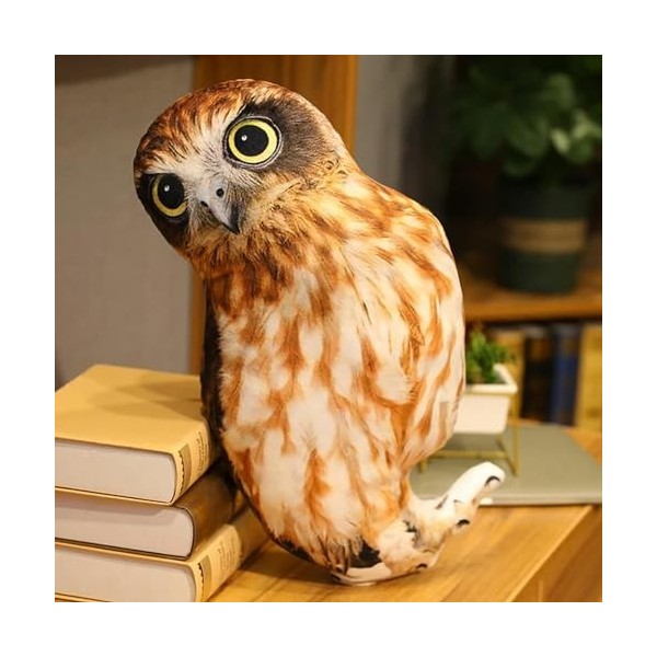 KiLoom Nouveau Style Simulation Peluche Hibou Oreillers De Couchage Doux en Peluche Animaux Aigle Coussin Canapé Décor Dessin