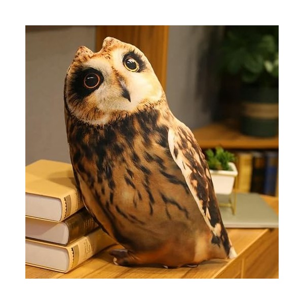 KiLoom Nouveau Style Simulation Peluche Hibou Oreillers De Couchage Doux en Peluche Animaux Aigle Coussin Canapé Décor Dessin