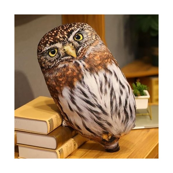 KiLoom Nouveau Style Simulation Peluche Hibou Oreillers De Couchage Doux en Peluche Animaux Aigle Coussin Canapé Décor Dessin