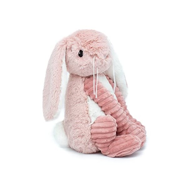 Les Déglingos - Toudou Le Lapin Rose - Les PTIPOTOS - Doudou Tout Doux pour bébé - Peluche Bébé - Cadeau de Naissance 74002