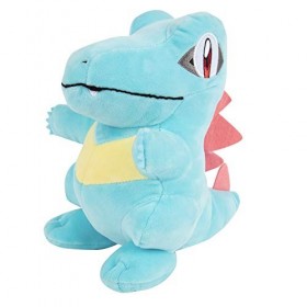 Pokémon Peluche Officielle - 95243 - Personnage Kaiminus / Totodile - 20cm - Animal en Peluche