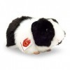 Teddy Hermann- Peluche-Cochon dInde, 926504, Noir/Blanc, 15 cm