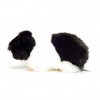 Teddy Hermann- Peluche-Cochon dInde, 926504, Noir/Blanc, 15 cm