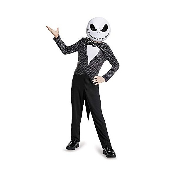 Disguise Jack Skellington Child Classic Nightmare Before Christmas Disney Costume, Small/4-6 by Disguise