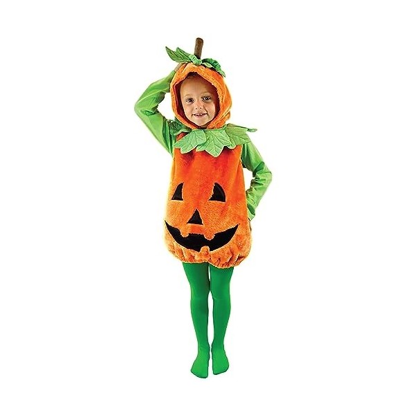 Spooktacular Creations Baby Pumpkin Costume Deluxe Set for Toddler/Infant Halloween Party Dress Up, Role Play and Cosplay Sm