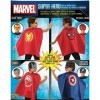 FENRIR Rubies Super Hero Cape Set Amazon Exclusive Officially Licensed Marvel Assortment 4 Capes and Eye Masks, Small