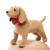 BYNYXI Chien en Peluche Debout, 30-35 cm en Peluche pour Chien en Peluche comme Un Vrai Jouet en Peluche en Peluche Jack Russ