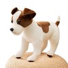 BYNYXI Chien en Peluche Debout, 30-35 cm en Peluche pour Chien en Peluche comme Un Vrai Jouet en Peluche en Peluche Jack Russ