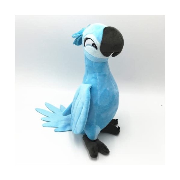 PRDB 2Pcs Rio Adventure 2 Macaw Plush Toy Anime Movie Plushie Blue Parrot Doll Can Be Alone Kawaii Toys for Kids 30Cm